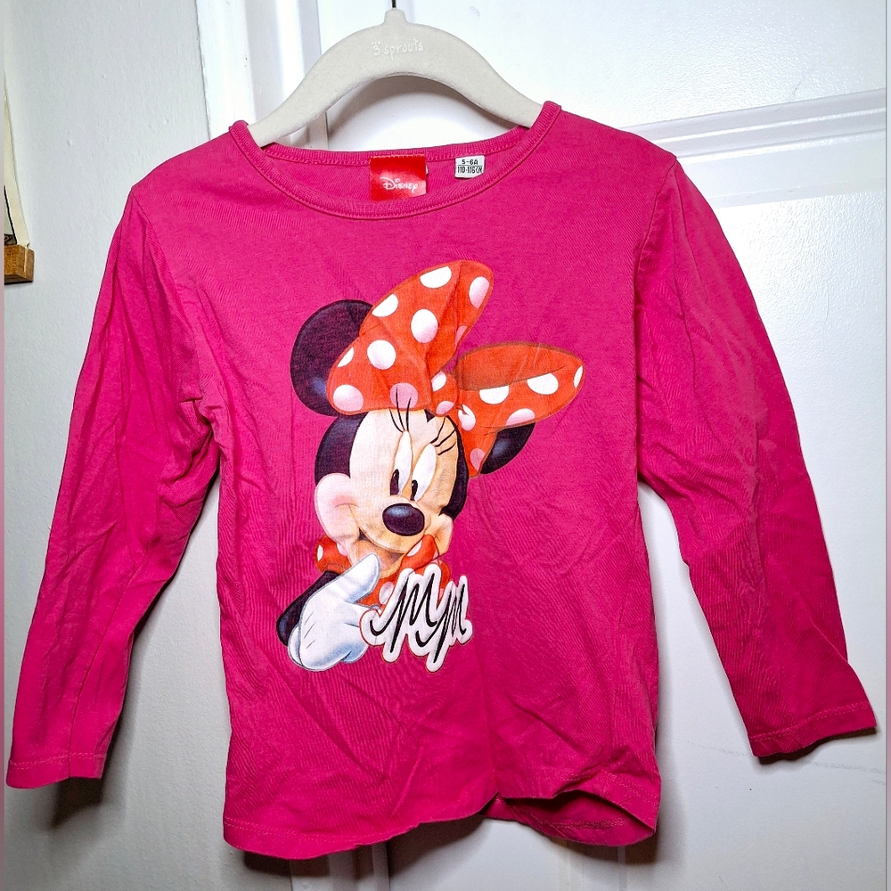 Disney Minnie Mouse Long Sleeve Tee (5T)